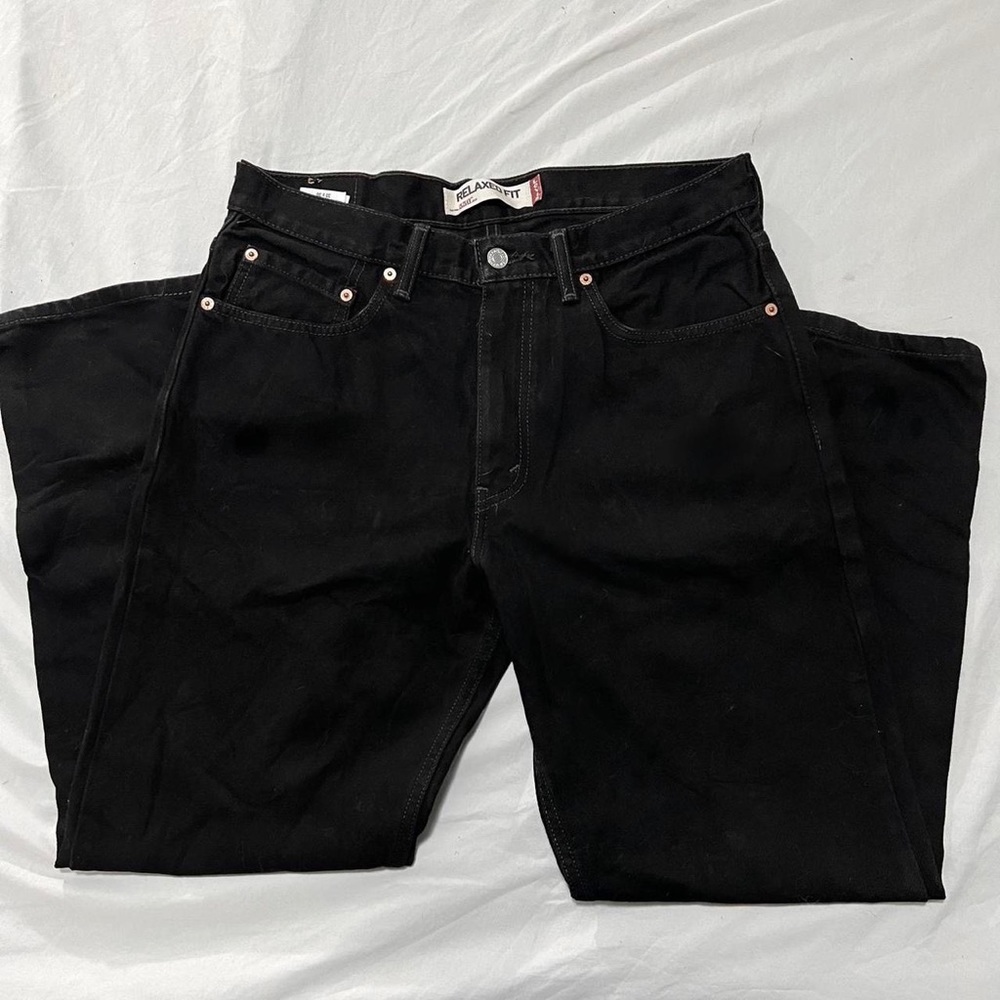 black 550 levi jeans 33x30